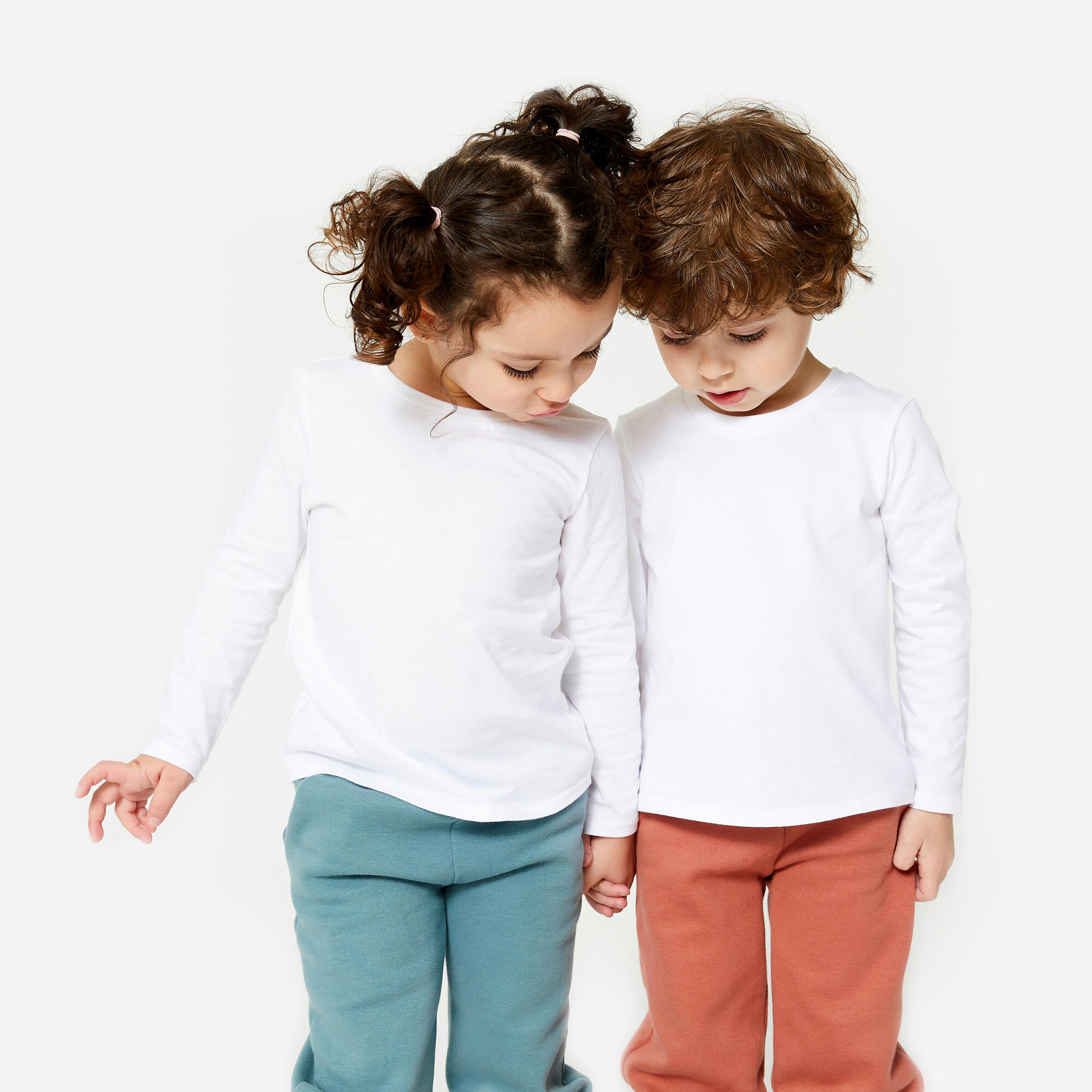 Blusa Infantil de Ginastica Manga Longa 100 Domyos