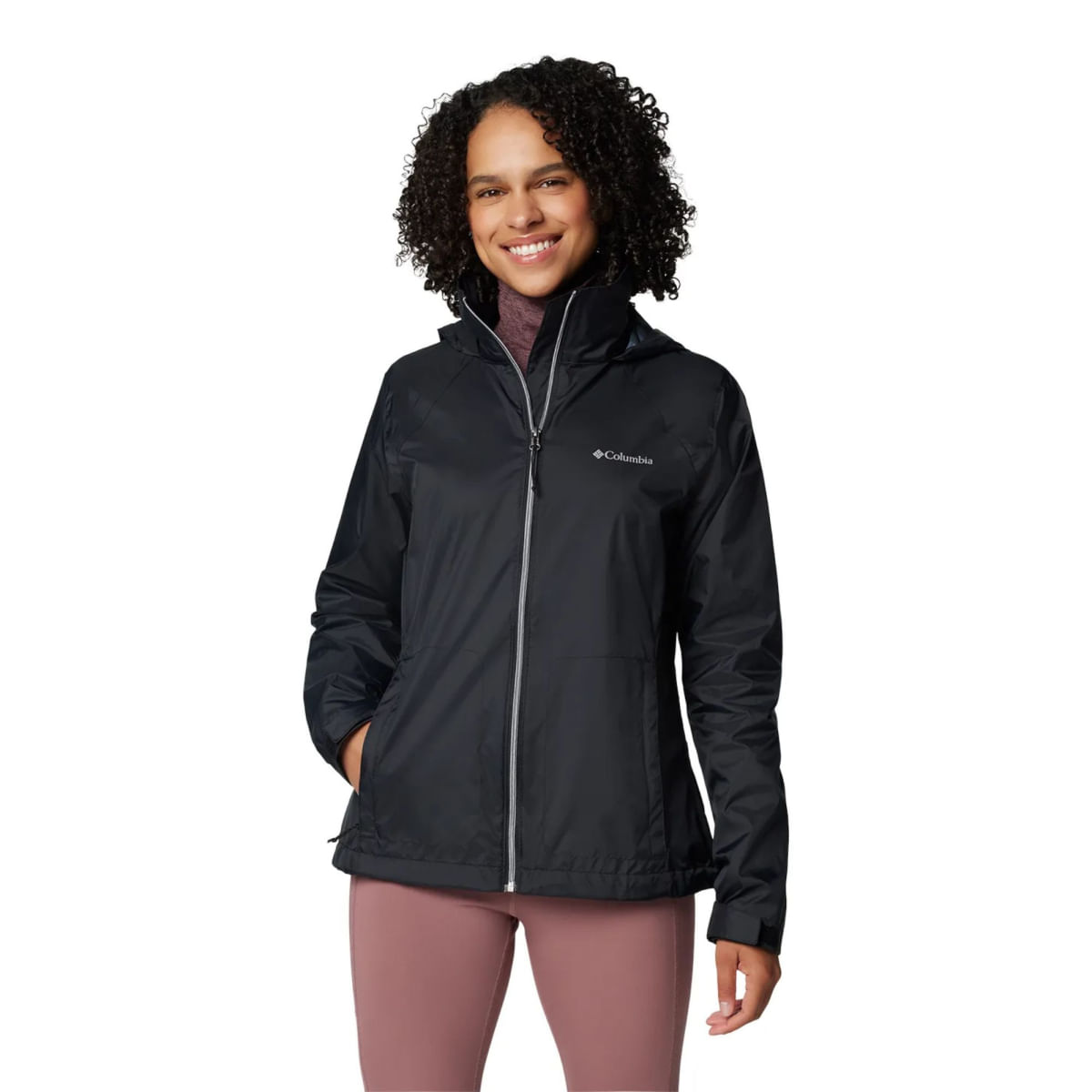 Decathlon | Jaqueta Columbia Feminina Switchback IV Preto Impermeável