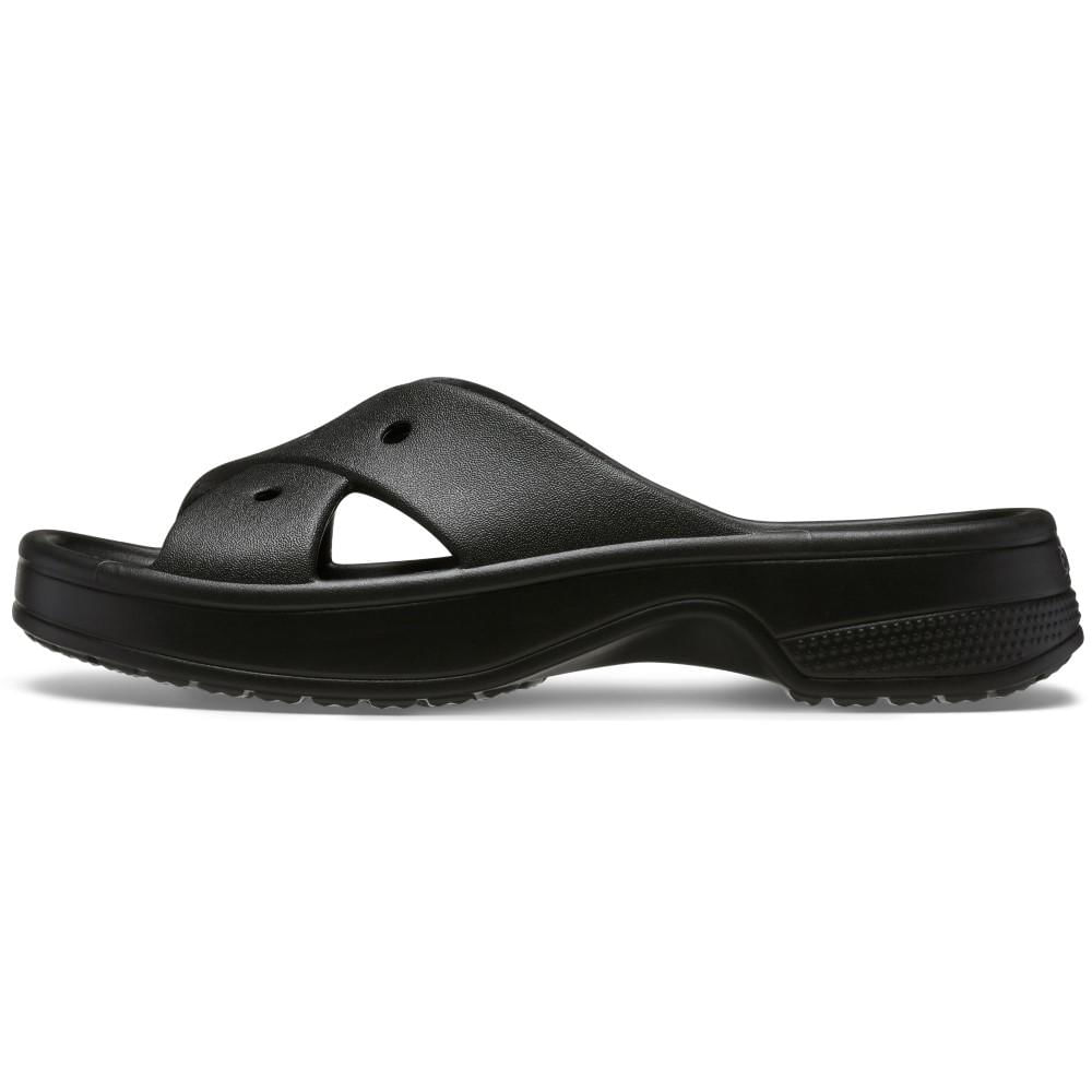 Sandália Crocs Classic W Cross Strap Slide Black