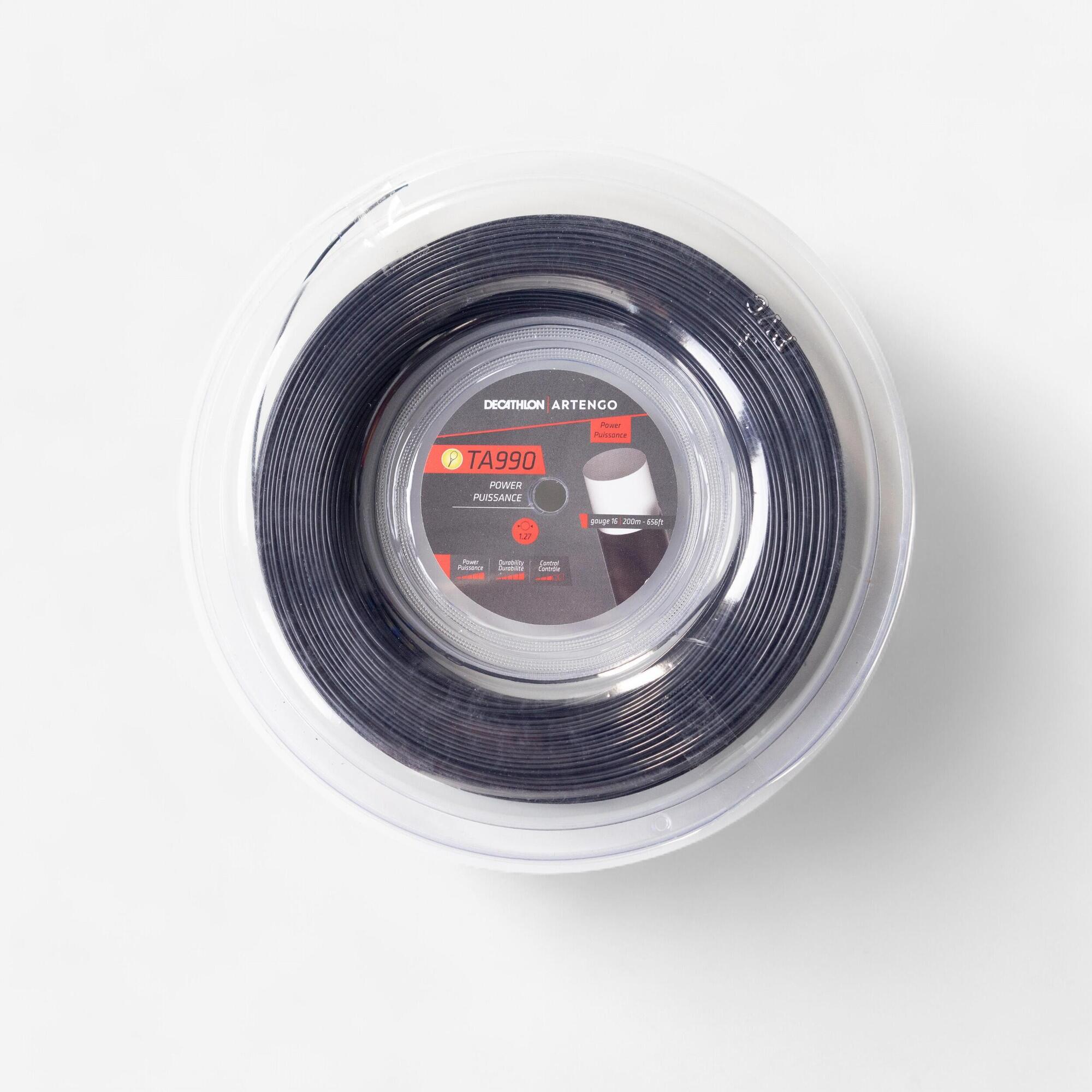 Corda de Tênis TA990 Power 1.27mm 200m Artengo Preta
