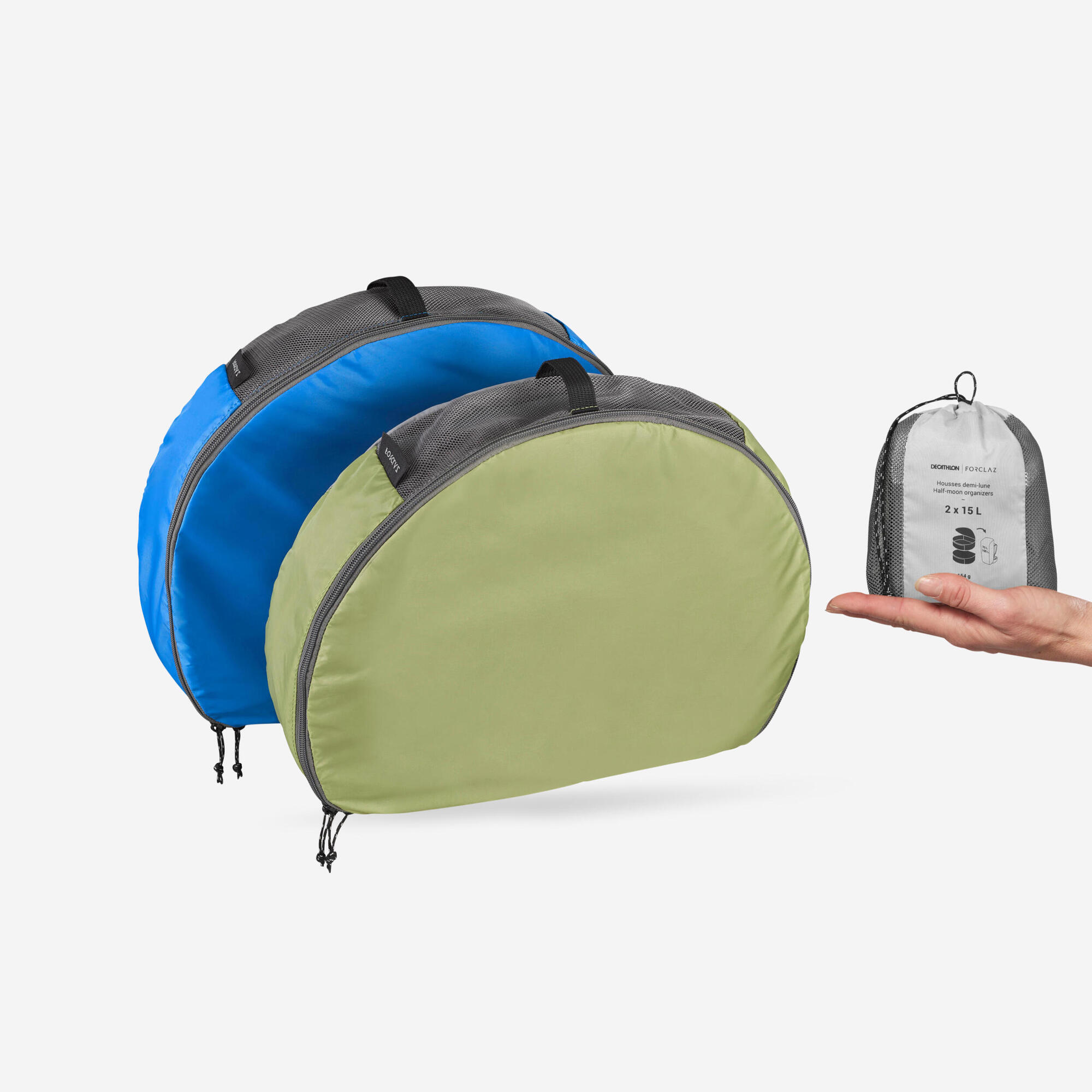Bolsa de Trilha para Organização 15L ( conjunto com 2) Forclaz
