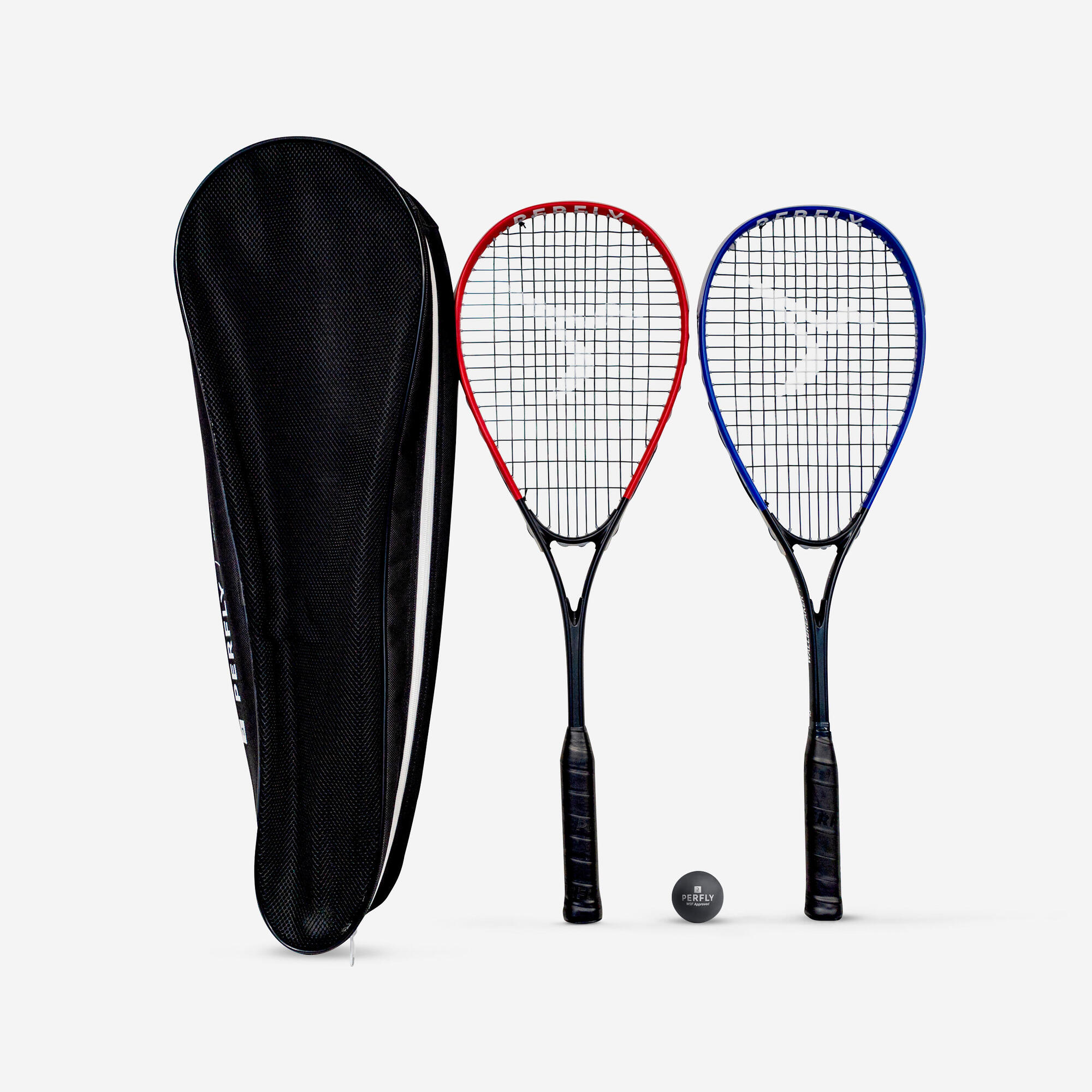 Decathlon | Kit de Squash Adulto WALLBREAKER 165 PERFLY Azul