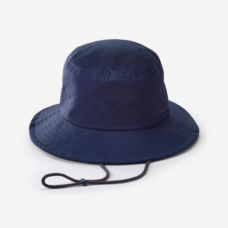 Chapéu Adulto de Trinlha e Trekking UV Hike 100 Forclaz Azul Marinho
