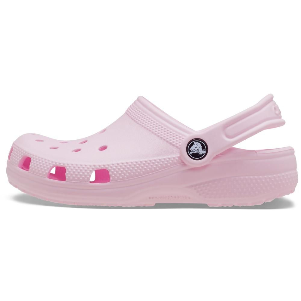 Sandália Crocs Classic Clog  T Pink Milk