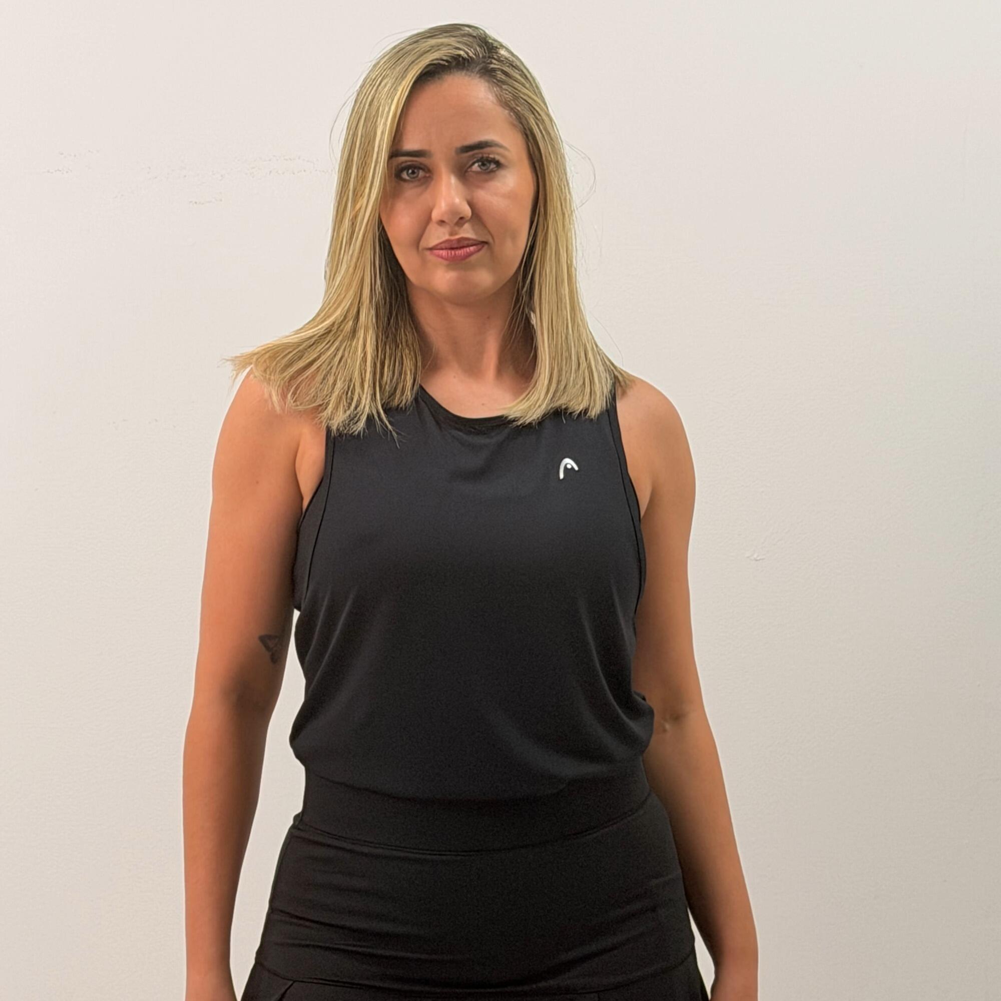Regata Feminina de Treino Head Sting Domyos Preto