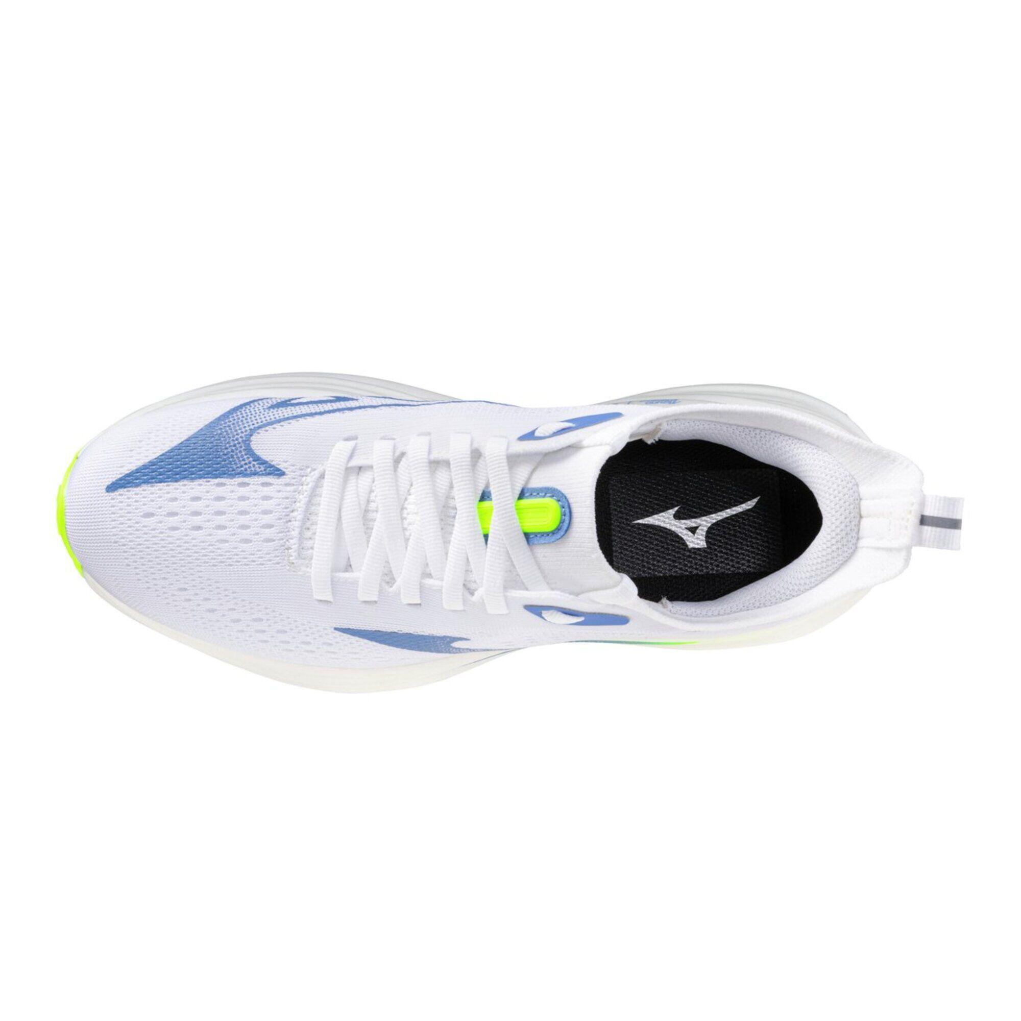 なお Decathlon | Tênis Feminino de Corrida Neo Zen 2 Mizuno Branco e Azul