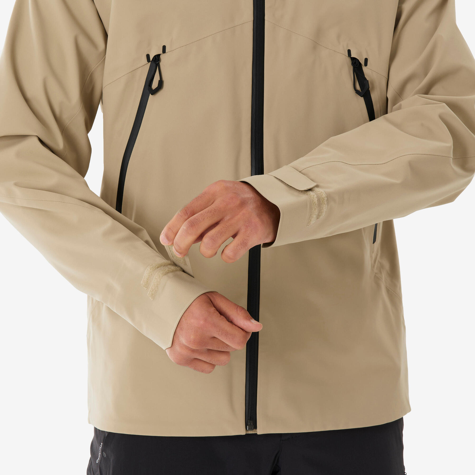 Decathlon | Jaqueta Masculino de Trilha Impermeável MH500 Quechua Bege