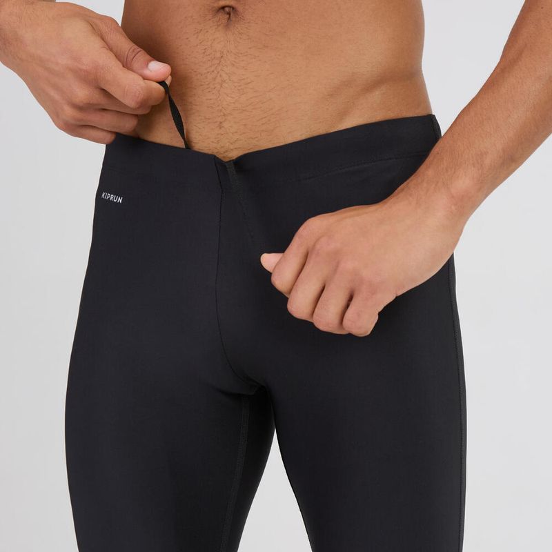 Calça Masculina de Corrida Run Dry Tight Kalenji Preta, 3G