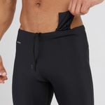 Calça Masculina de Corrida Run Dry Tight Kalenji Preta, 3G