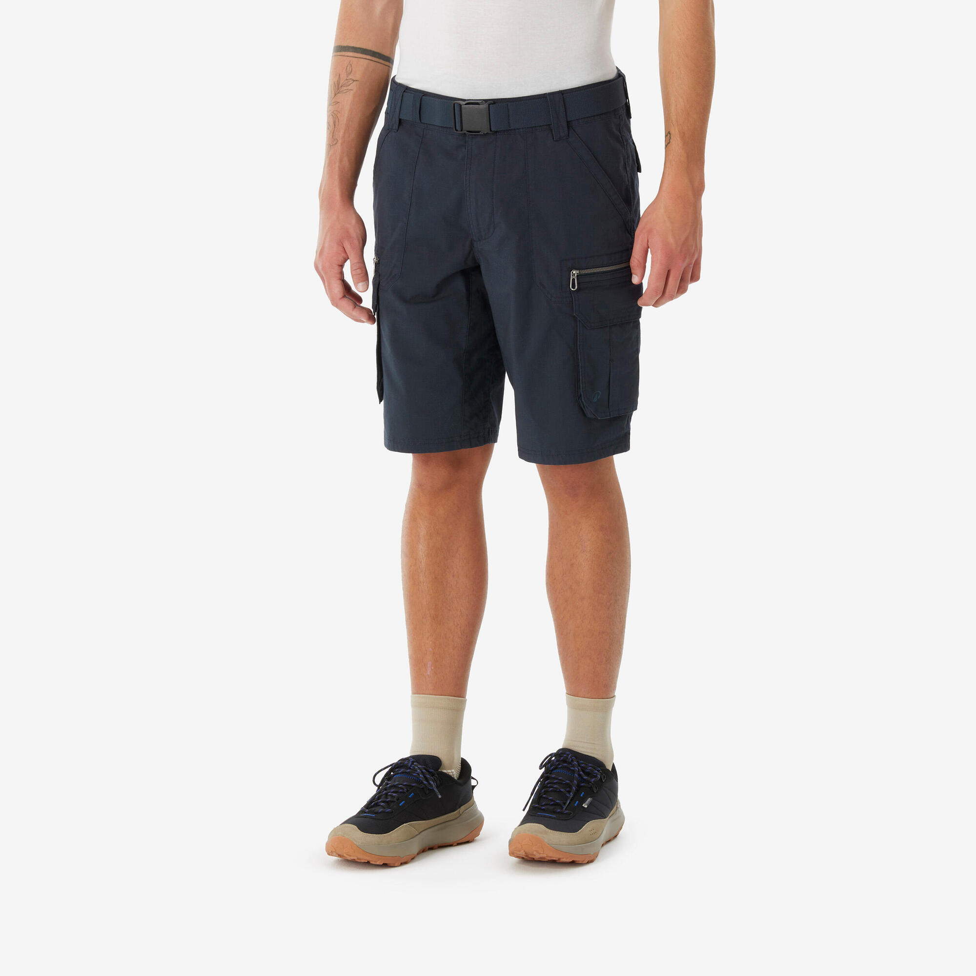 Decathlon | Bermuda Cargo Masculina para Trilha NH500 Quechua Azul