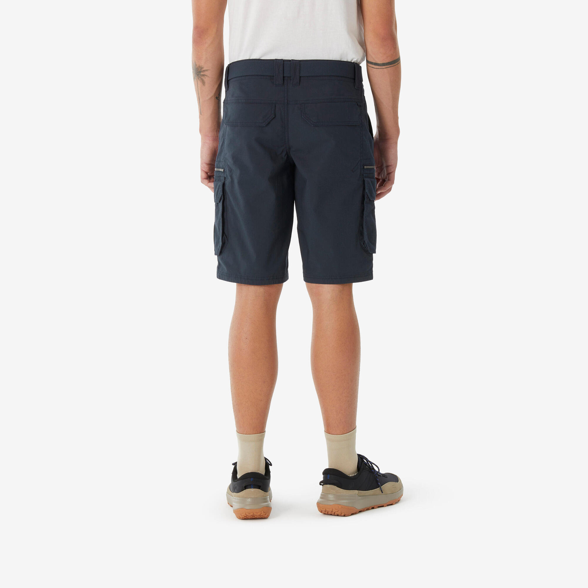 Decathlon | Bermuda Cargo Masculina para Trilha NH500 Quechua Cinza