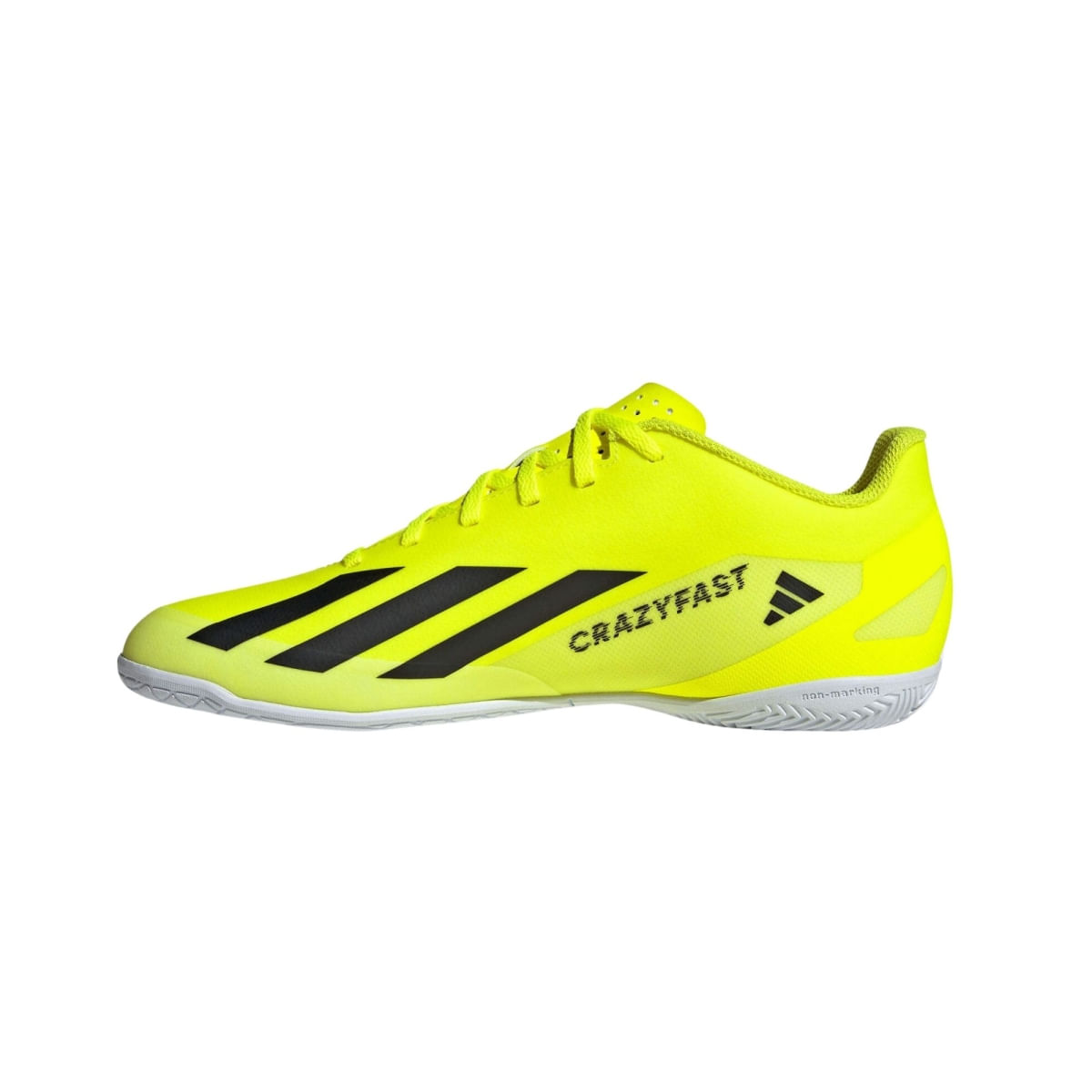 Encontraproduto.com.br - Chuteira Futsal Adidas X Crazyfast Club In 23 Club Masculina - Amarela/Branca