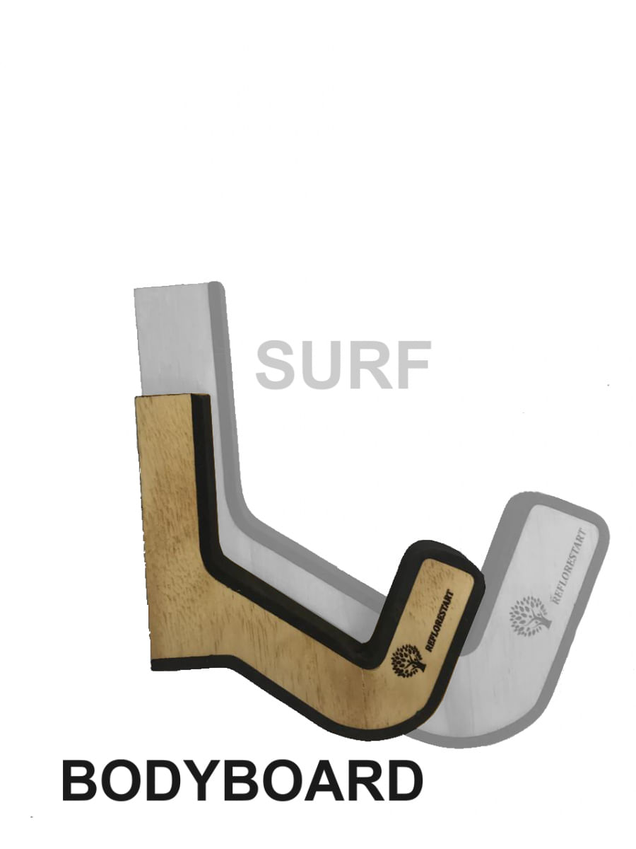 Rack Suporte De Parede Para Bodyboard Alta Resistência