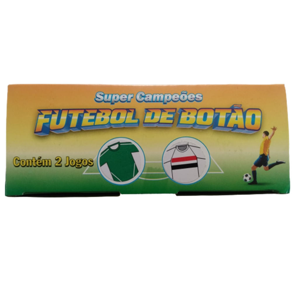 Jogo Futebol de Botão Com 2 Times PlasHome