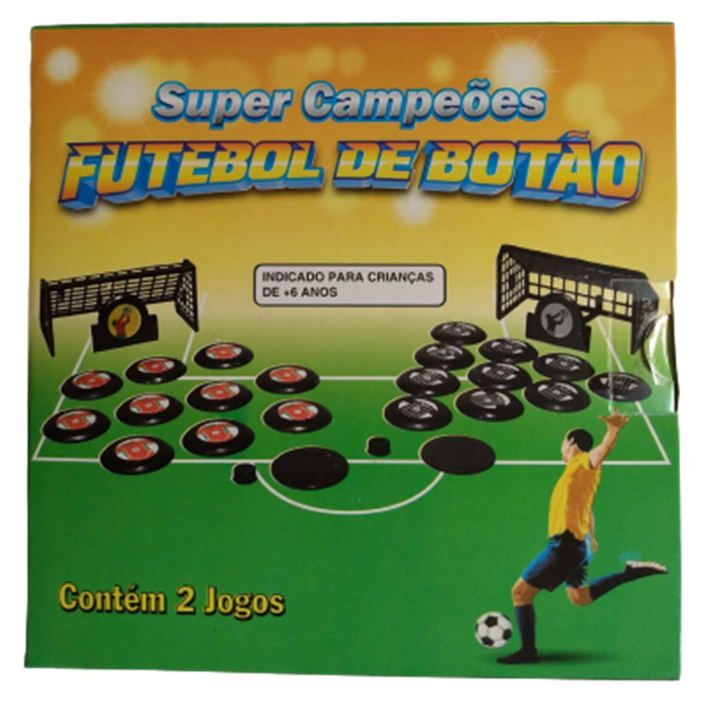 Jogo de futebol de botão (2 times) - junges - 616 - Botão para Futebol de  Botão - Magazine Luiza