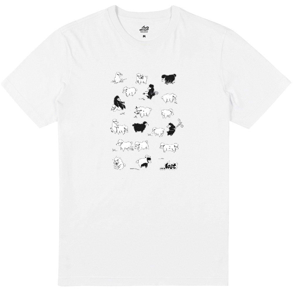 Decathlon | Camiseta Lost Sheep Magazine Masculina Branco
