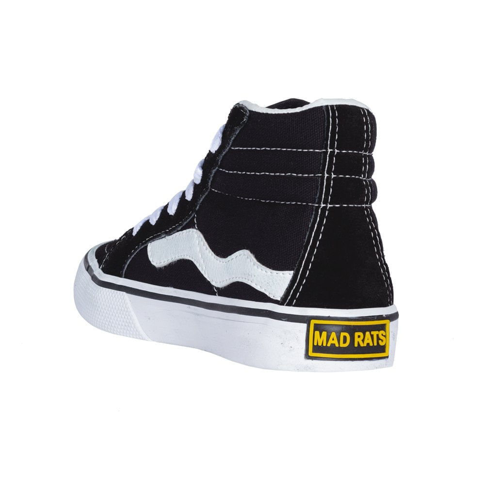 MAD RATS HI-TOP (preto/branco)