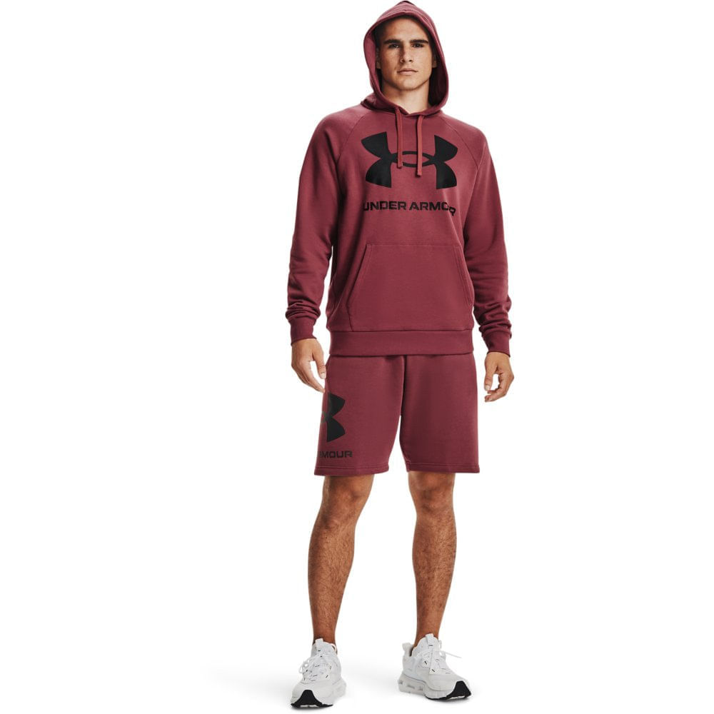 Moletom de Treino Masculino Under Armour Rival Fleece Big Logo HD