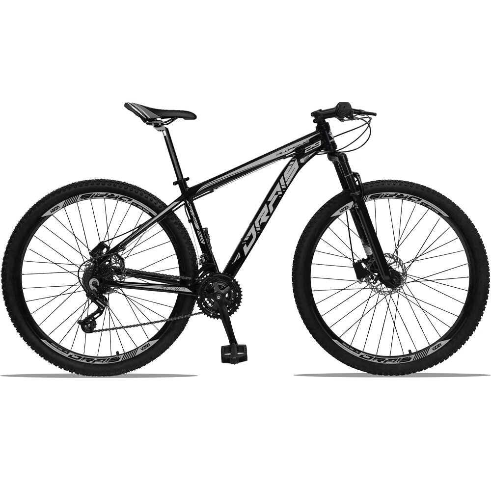 Bicicleta fixa de ciclo duplo para reabilitação e exercícios duplos, cor  preta