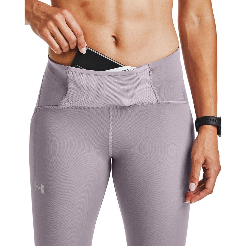 Legging de Corrida Feminino Under Armour Qualifier Speedpocket