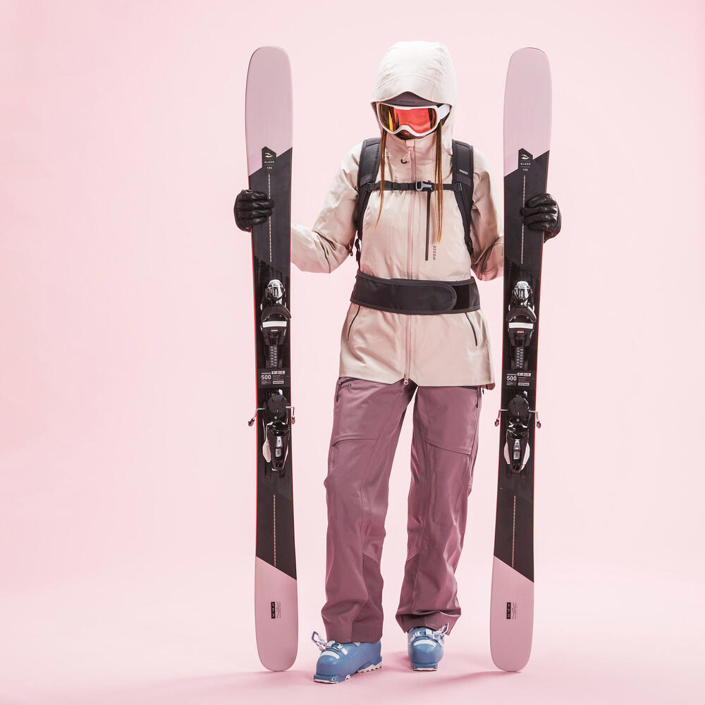 Calças de Ski Mulher FR500 Rosa velho WEDZE - Decathlon