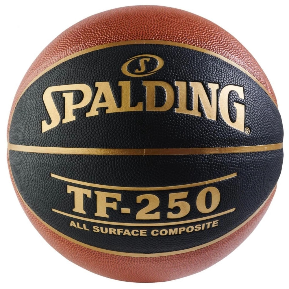 Bola Basquete Spalding React TF 250, All Surface - Laranja e Preto