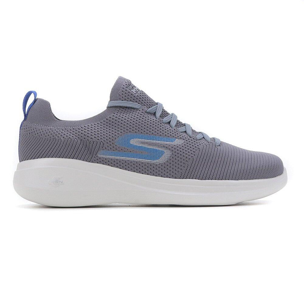 Tênis Skechers Go Run Fast Monogram Masculino Cinza