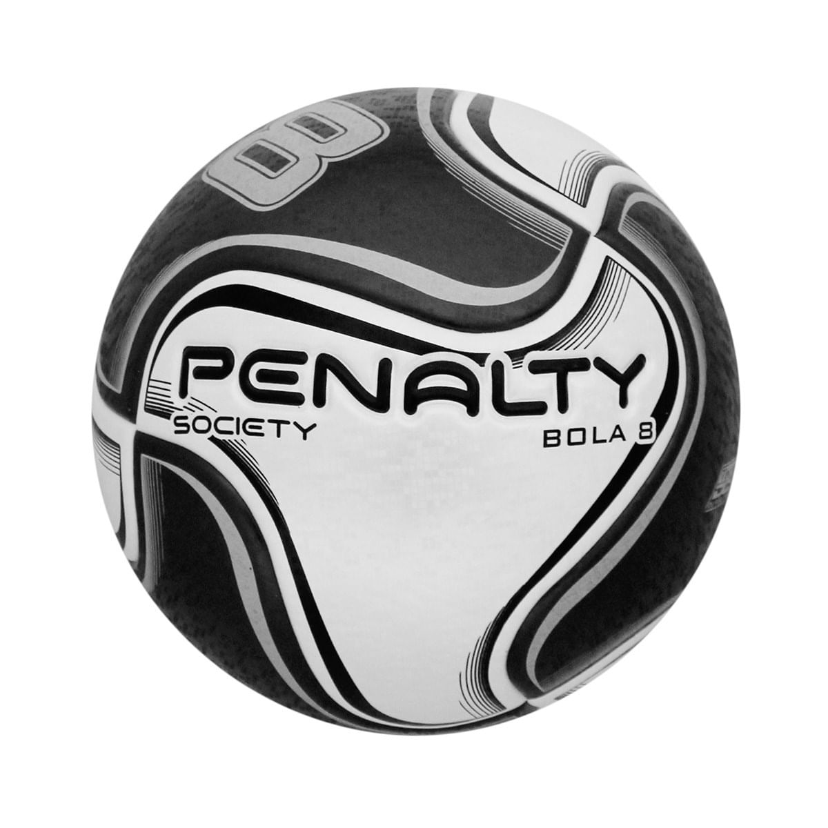 Bola Penalty 8 X Society Branca e Amarela - FutFanatics
