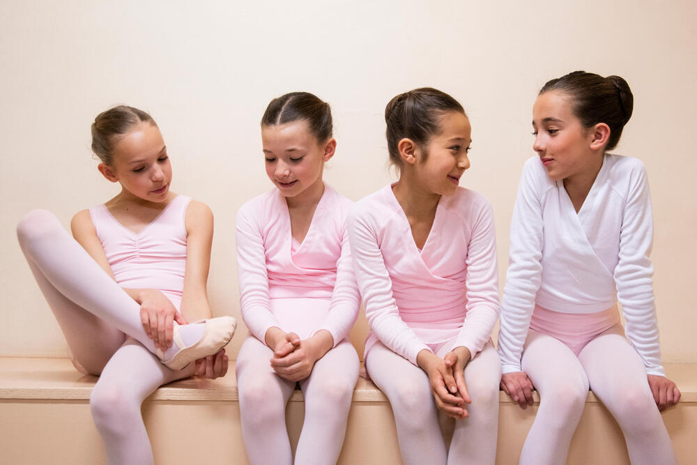 Danskin – Calça conversível ultramacia para meninas, Ballet Pink, 4-6 