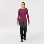Calca-feminina-de-trekking-Trek-500-cinza-46
