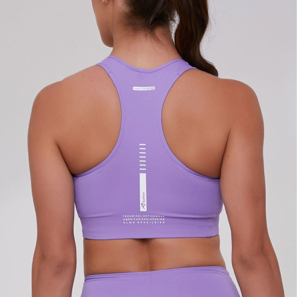 Womens MP Tempo Seamless Sports Bra - Purple