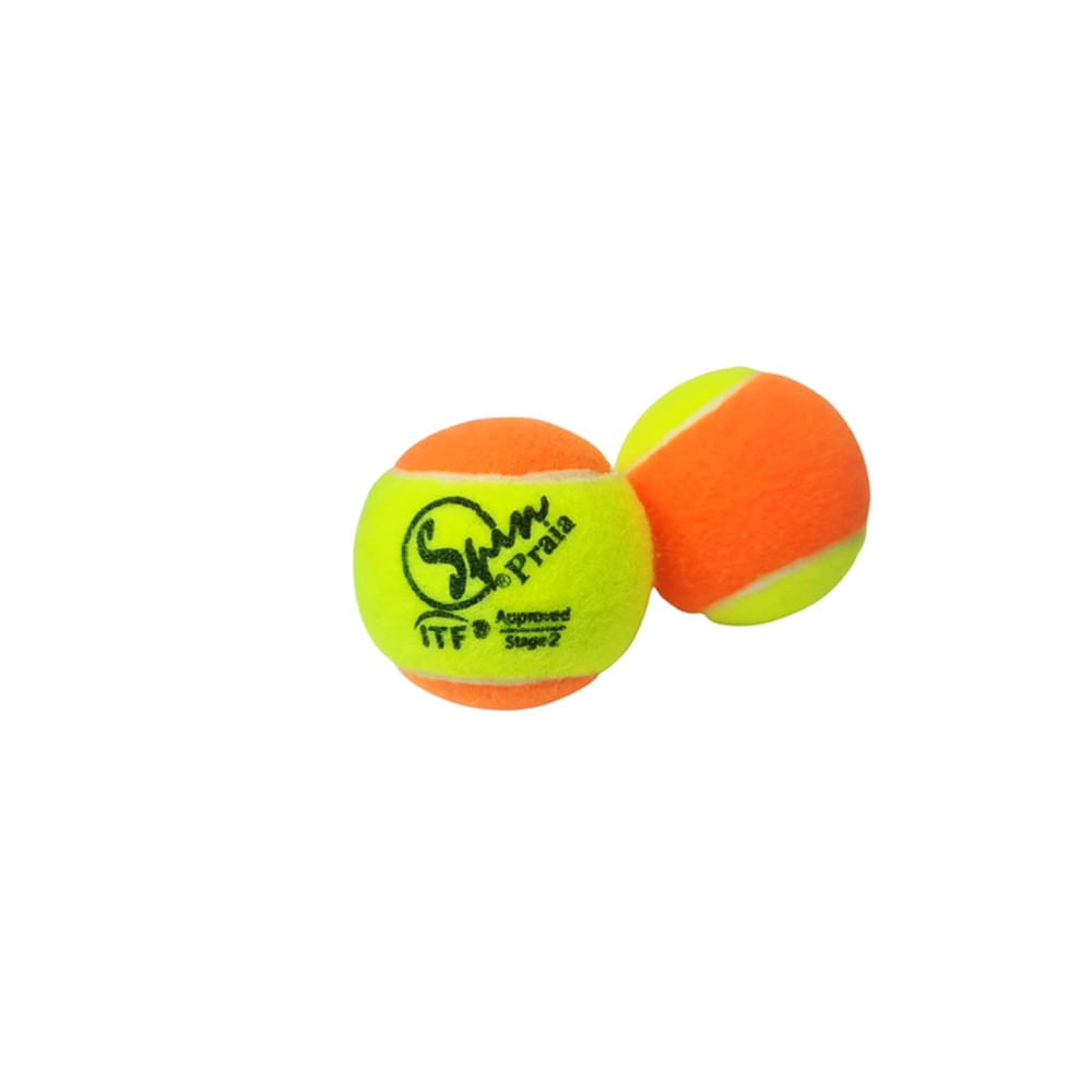 Bola de Beach Tennis Spin - Pack com 06 Tubos - Amarelo