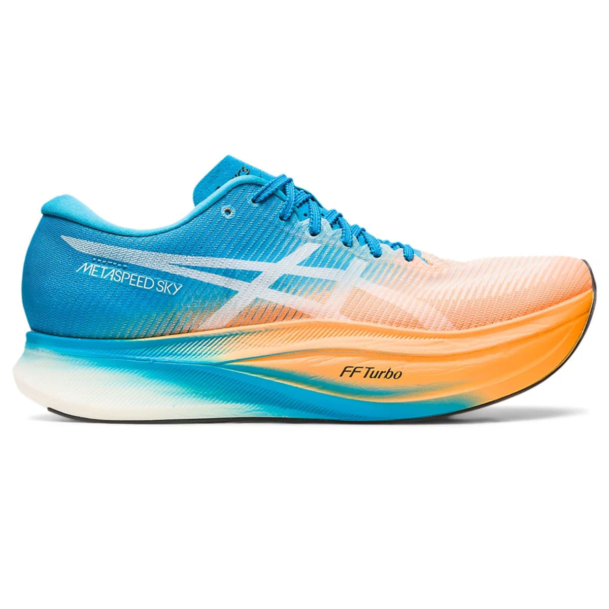 Tênis Asics Metaspeed Sky+ Unissex - Azul/Laranja é boa?