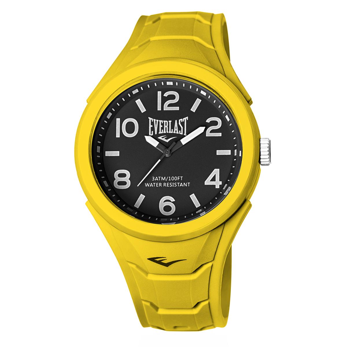 Relógio Masculino Everlast Dourado E629 - Atacado Relogios de Fabrica