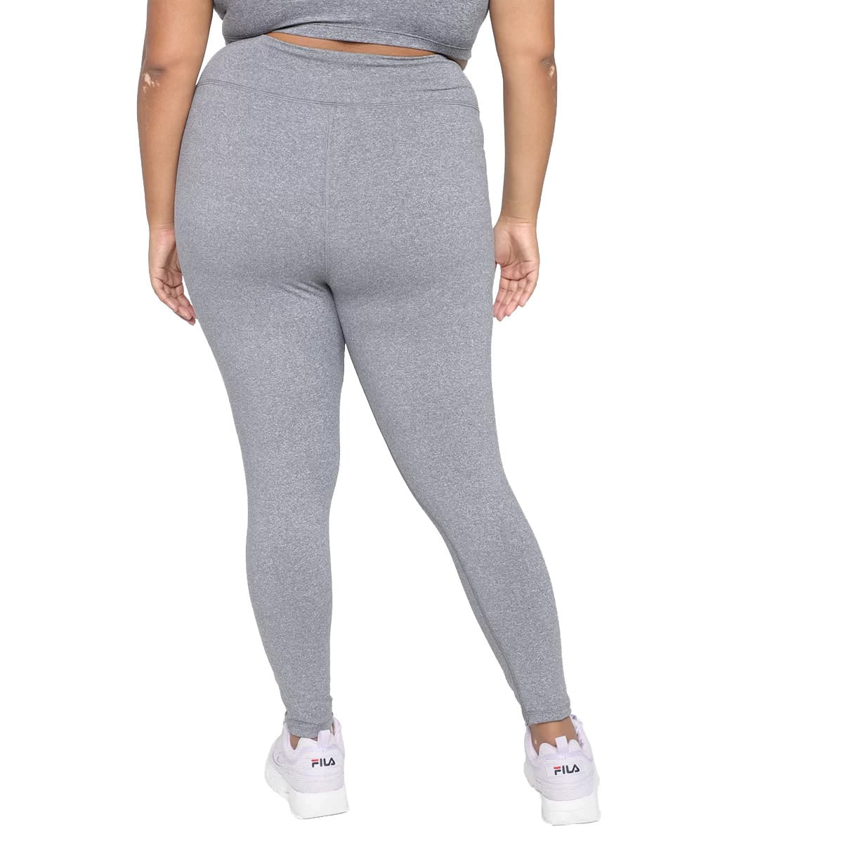 Calça Legging Fila Flat Life Feminina - Preto e Branco em Promoção