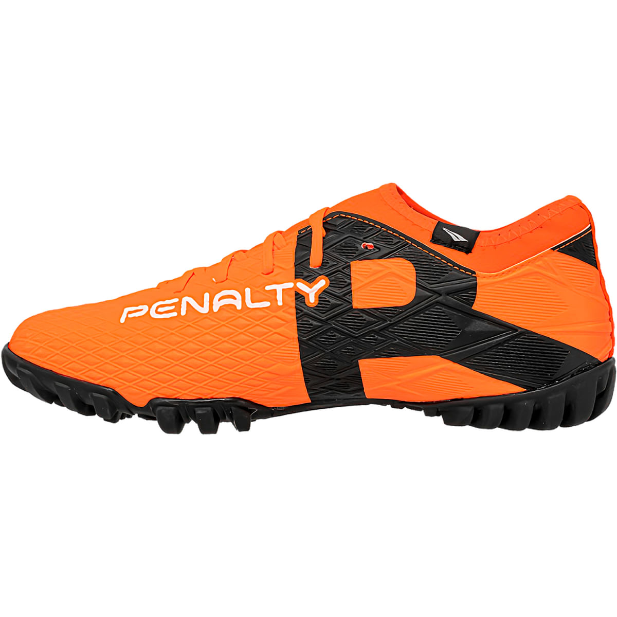 Nivia aviator football store shoes black orange