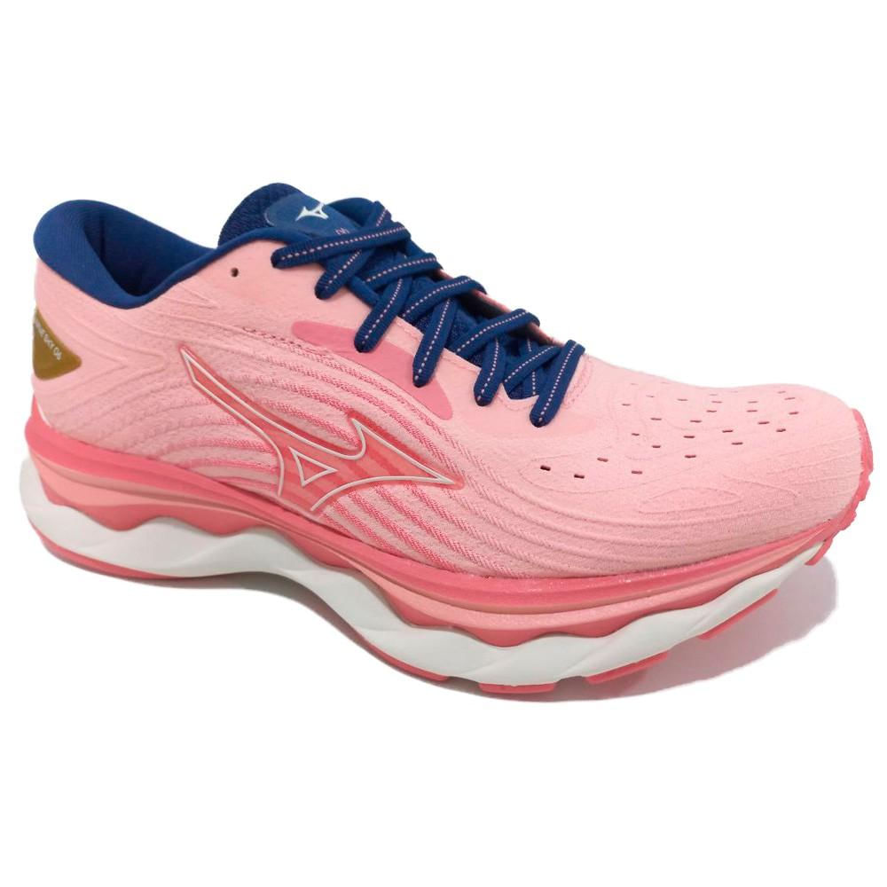 Tenis Mizuno Wave Sky 6 Rosa Feminino