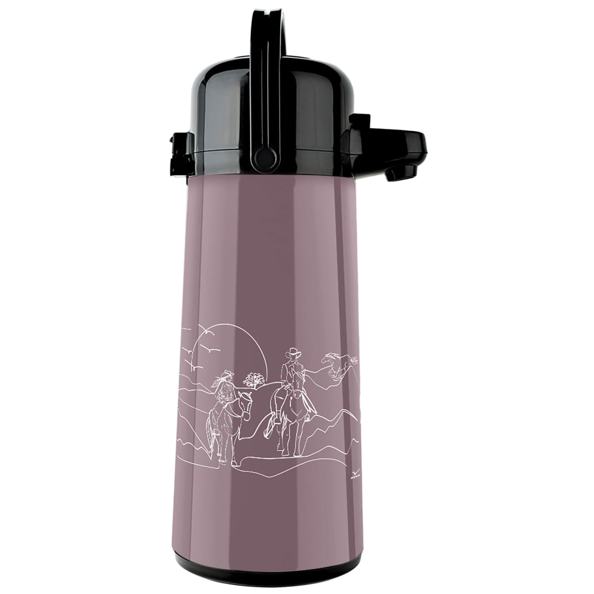 Garrafa Térmica Air Pot Slim 1,8L Pôr do Sol Invicta