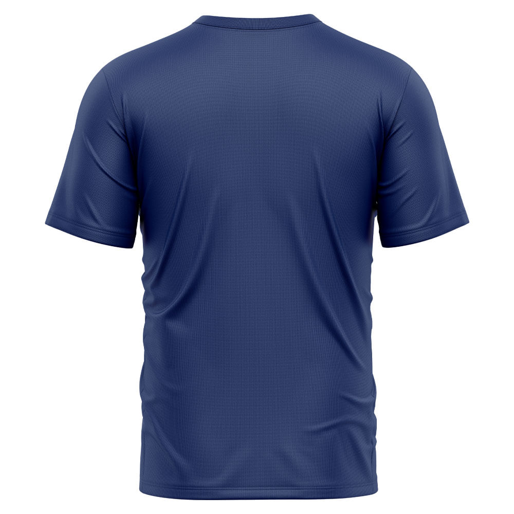 Kit 5 Camiseta Masculina Dry Proteção Solar UV Térmica Academia Treino  Camisa Praia Camisetas - Preto+Azul