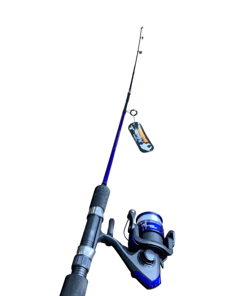 Kit de Pesca Petlazer: Vara 17Lb 2P - 1,50M + Molinete Sabre Linha 0,30 em  Promoção