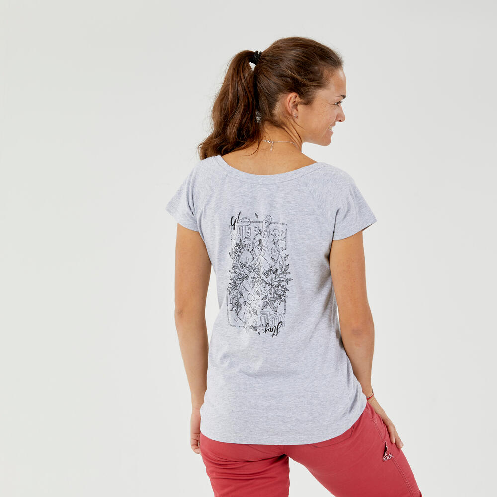 Camiseta Petzl Cor Cinza Escuro - Spelaion - Camiseta Feminina