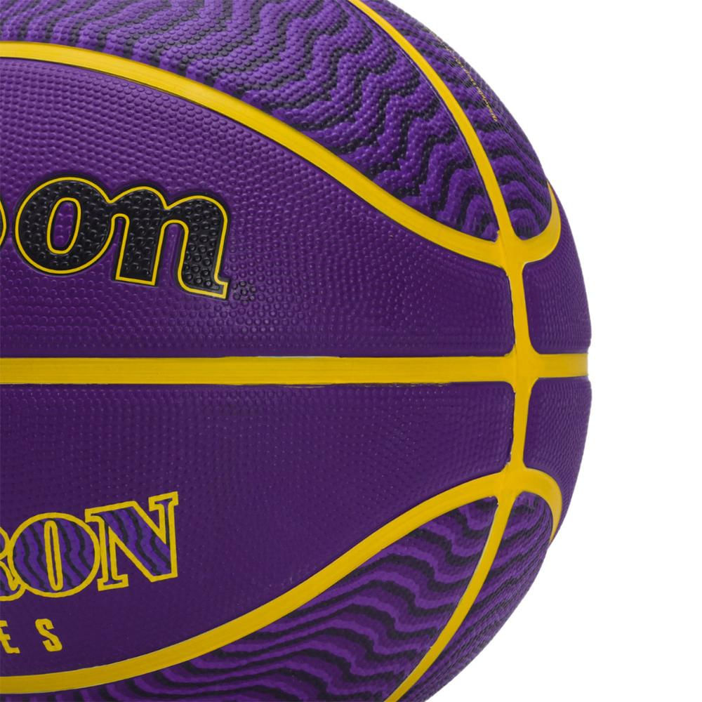 WILSON Nba Player Icon Lebron James Outdoor Ball Wz4005901Xb Unissex Bolas  de Basquete Roxogranada 7 Eu