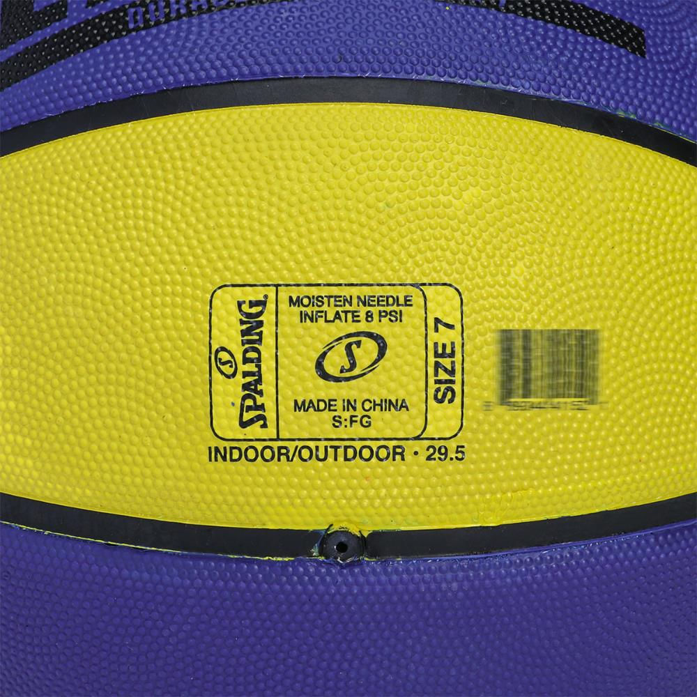 Mini Bola Basquete Infantil NBA Spalding Lay Up Tam. 3 - Amarelo+