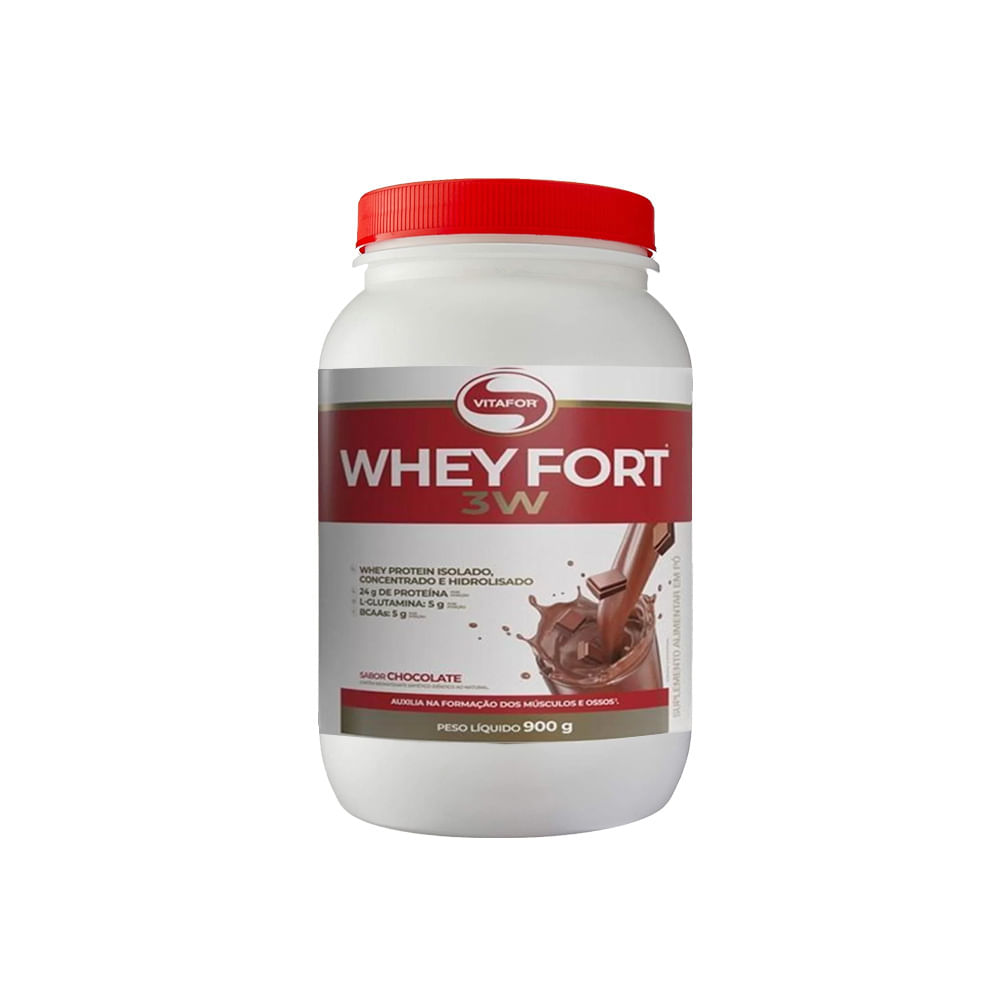 Whey Fort 3w 900g Chocolate Vitafor