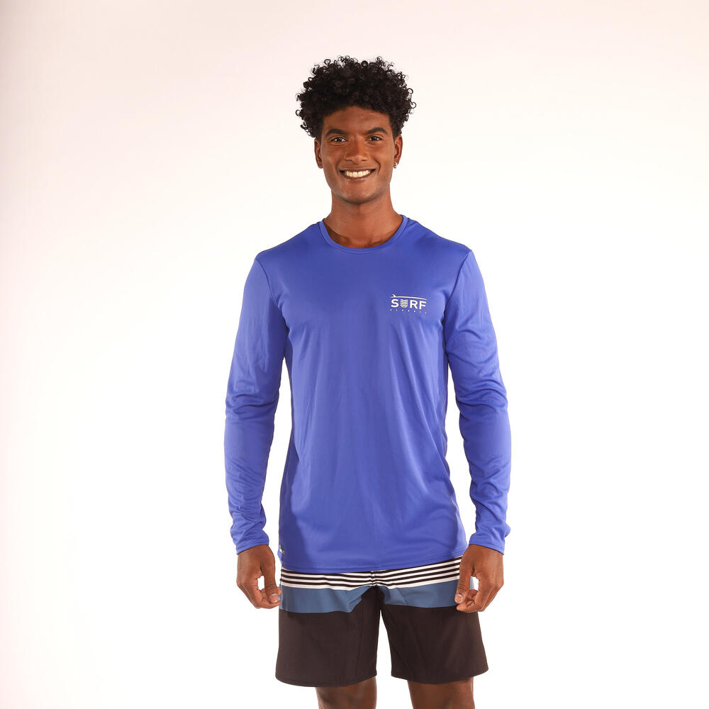 Camiseta Masculina de Surf e Bodyboard Proteção UV50+ Olaian