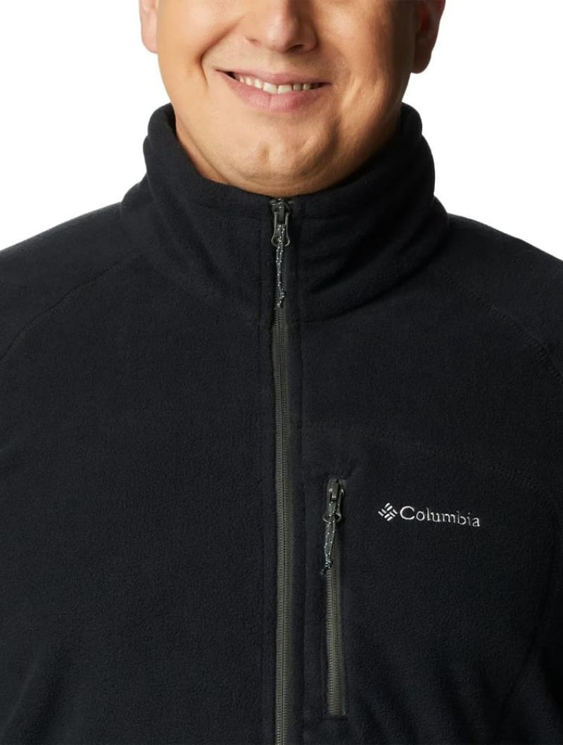 Jaqueta Columbia Fast Trek II Fleece Plus Size Masculino Black