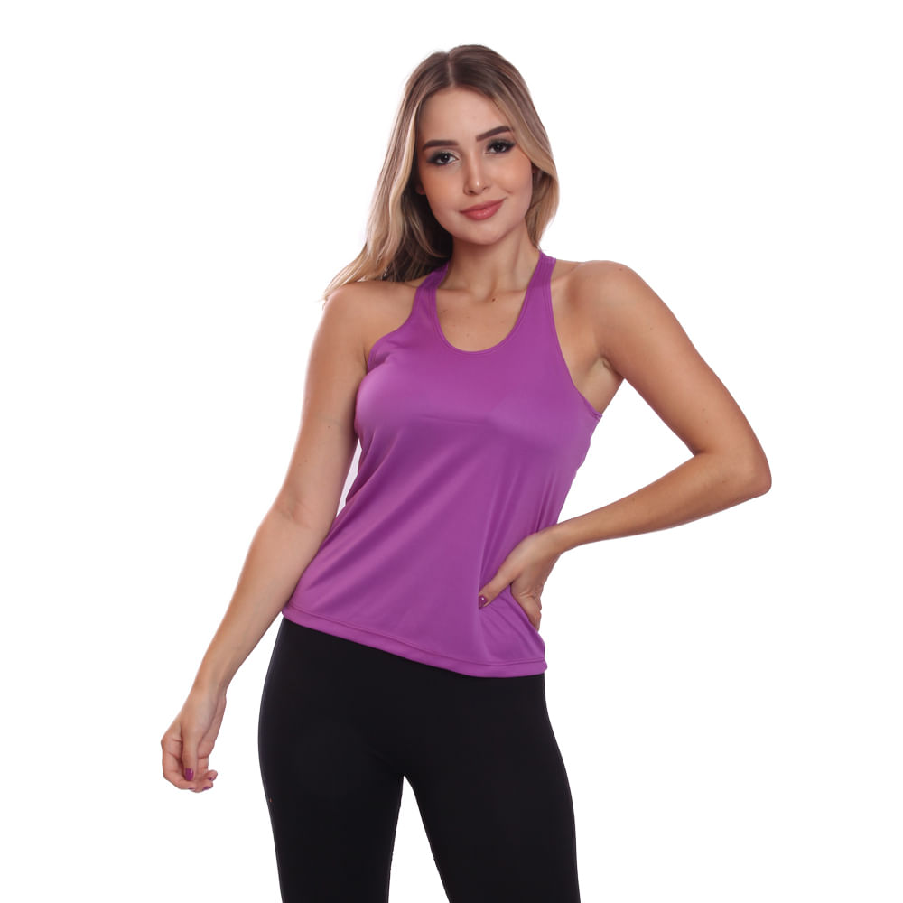 Camiseta Regata Nadador Fitness CorpusFit Moda Fitness - Feminina