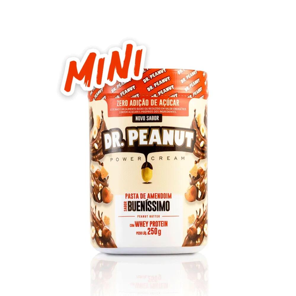 Ofertas de Pasta de Amendoim com Whey Protein Dr. Peanut Power Cream  Cookies & Cream pote com 650g