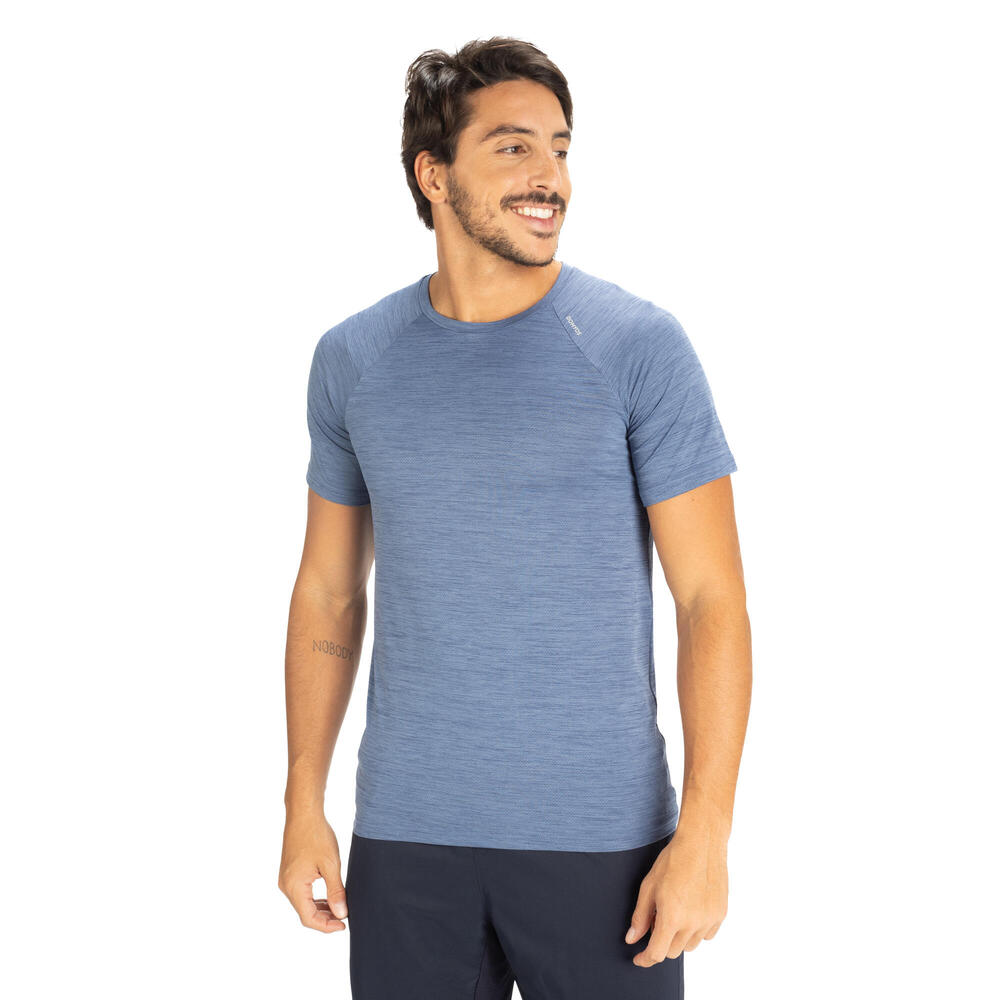 Camiseta masculina de academia Mesclada 510