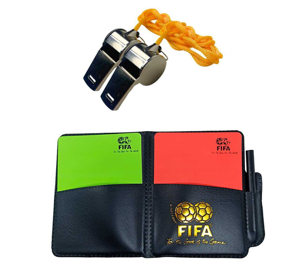Toddmomy 1 Conjunto Árbitro Cartão Vermelho e Amarelo Kits De Árbitro Apito  De Metal Acessórios Para Jogos De Futebol Apitos De Futebol Ferramenta De  Arbitragem Placar De Futebol Xadrez Pvc